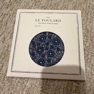 Sezane Le Foulard Pour La Vie Scarf in Kerala Bleu